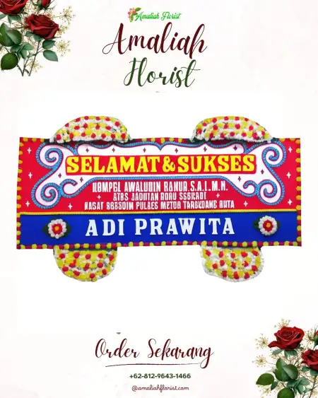 Papan Bunga Ucapan Selamat Pasar Satelit