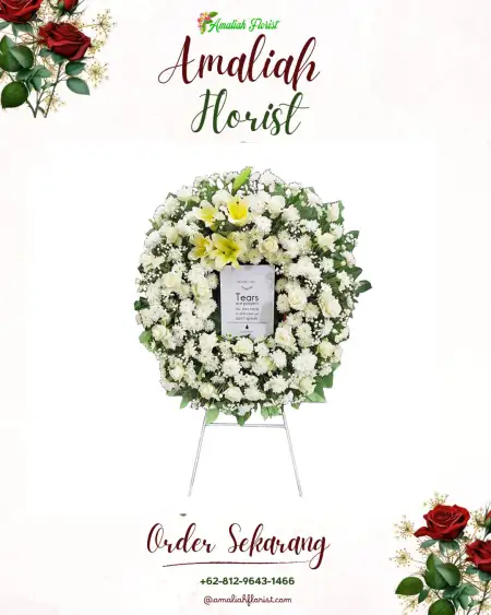 Krans Bunga Duka Pasar Satelit